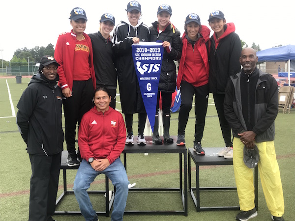 The St. Francis track and field team won the first ever Sac-Joaquin Section Masters team title behind three individual wins, a second-place relay and three additional top-five performances Saturday in rainy conditions at Davis Senior High School.